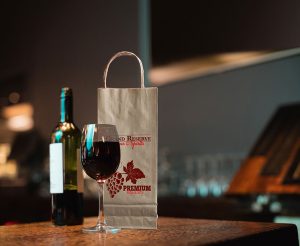 PBL Twisted Handle Paper Bags /wine bag