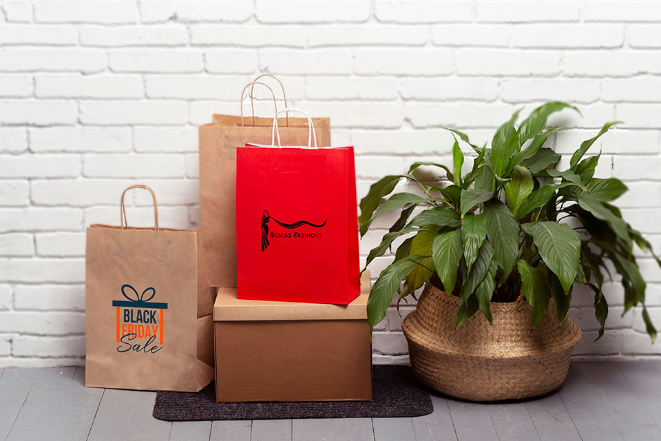 Elevate Your Brand with PBL’s Twisted Handle Paper Bags.