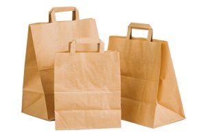 kraft paper bags _plain carrier bags