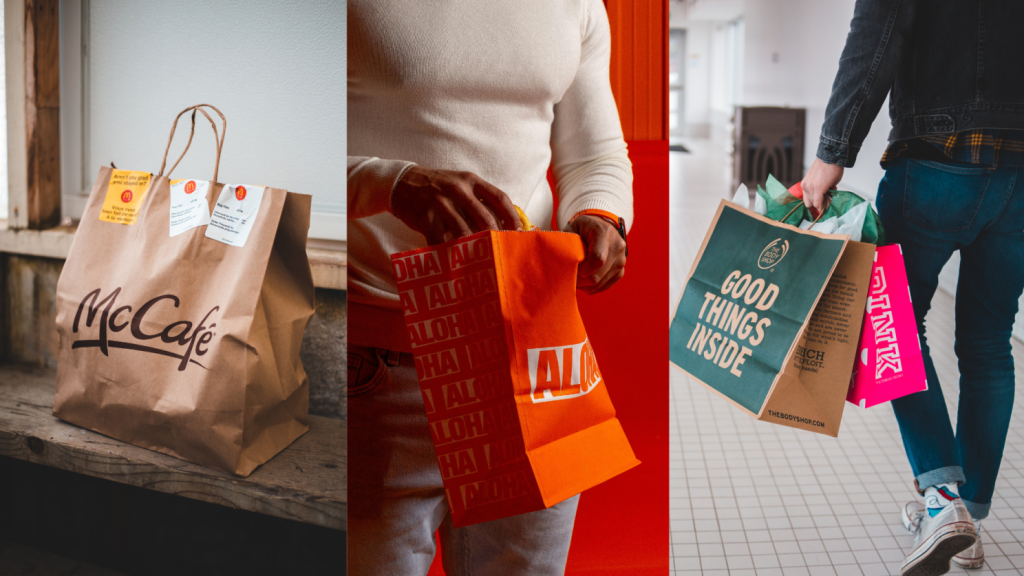 custom branded shopping bags